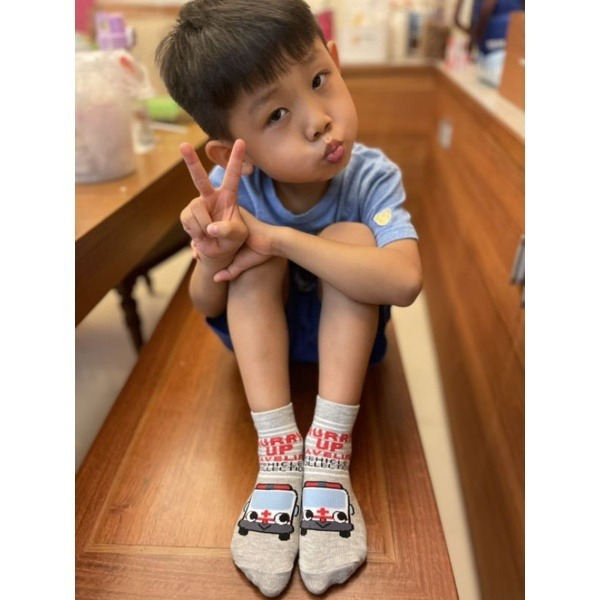 👍凱美棉襪｜ MIT台灣製 純棉止滑直版造型童襪 凱美棉業 13-16CM-細節圖8