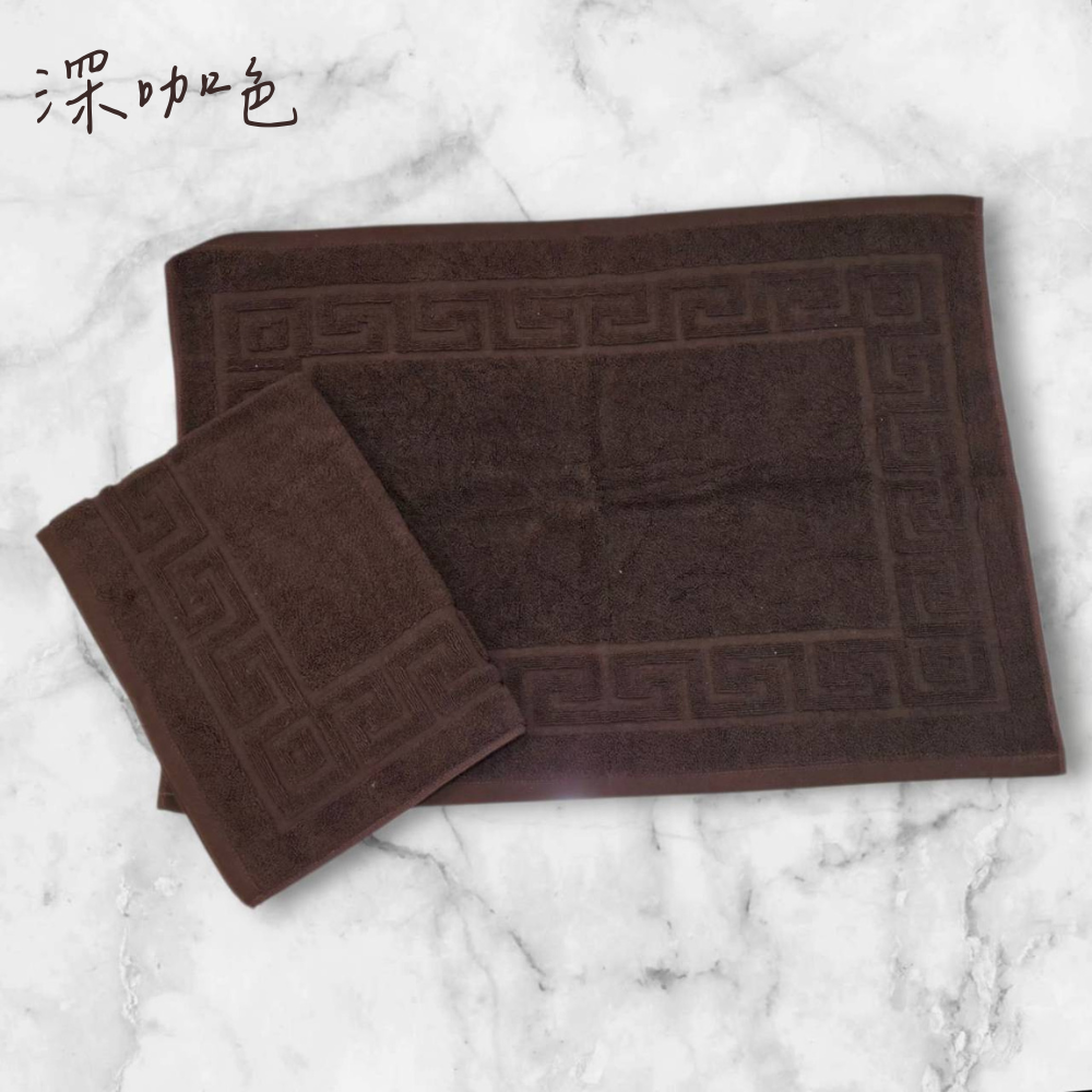 👍凱美棉業｜MIT台灣製 五星級飯店指定款 純棉立體緹花浴墊 腳踏墊 厚實棉浴墊-細節圖10