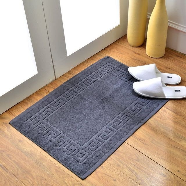 凱美棉業｜2入組 MIT台灣製 五星級飯店指定款 純棉立體緹花浴墊 腳踏墊 厚實棉浴墊-細節圖9