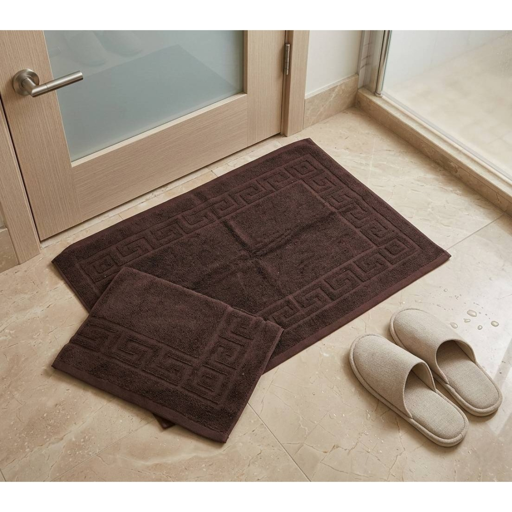 凱美棉業｜2入組 MIT台灣製 五星級飯店指定款 純棉立體緹花浴墊 腳踏墊 厚實棉浴墊-細節圖10