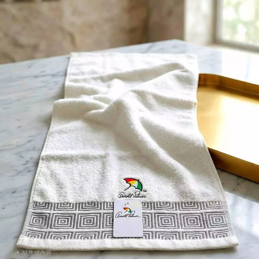 凱美棉業 | MIT台灣製 雨傘牌 厚實純棉吸水毛巾 刺繡花邊-細節圖6