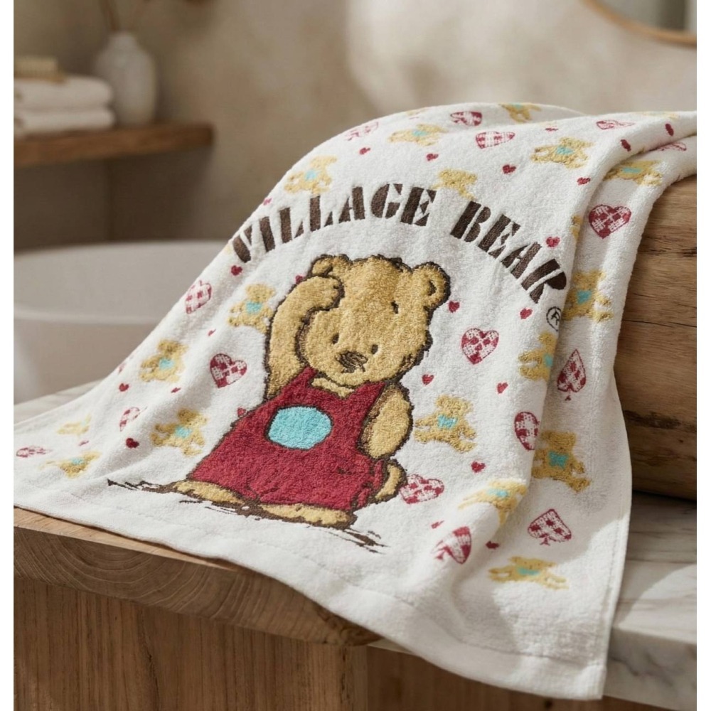 凱美浴巾｜ MIT台灣製 純棉吸水浴巾 卡通圖騰 多款樣式-細節圖4