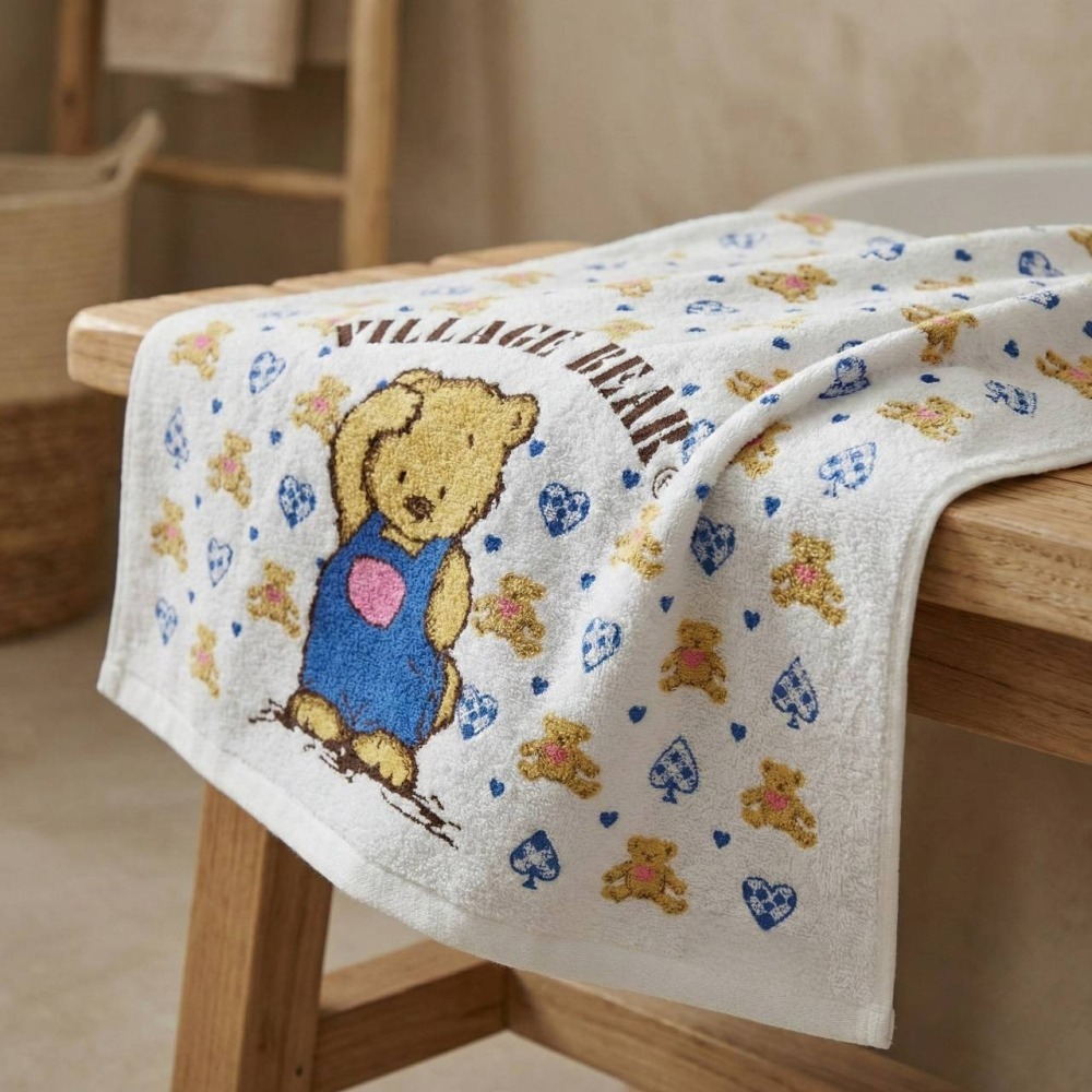 凱美浴巾｜ MIT台灣製 純棉吸水浴巾 卡通圖騰 多款樣式-細節圖5