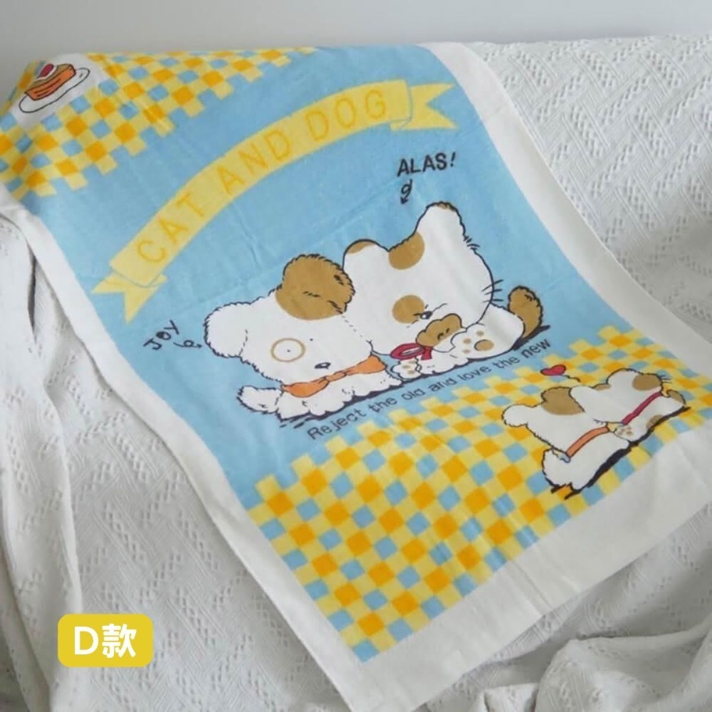 凱美浴巾｜ MIT台灣製 純棉吸水浴巾 卡通圖騰 多款樣式-規格圖6