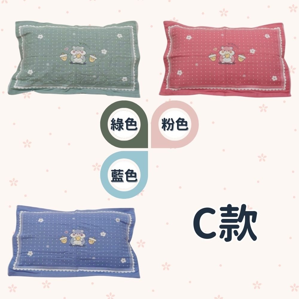 👍凱美棉業｜精品一對2入 純棉三層紗枕巾/枕頭巾 多款樣式-規格圖11