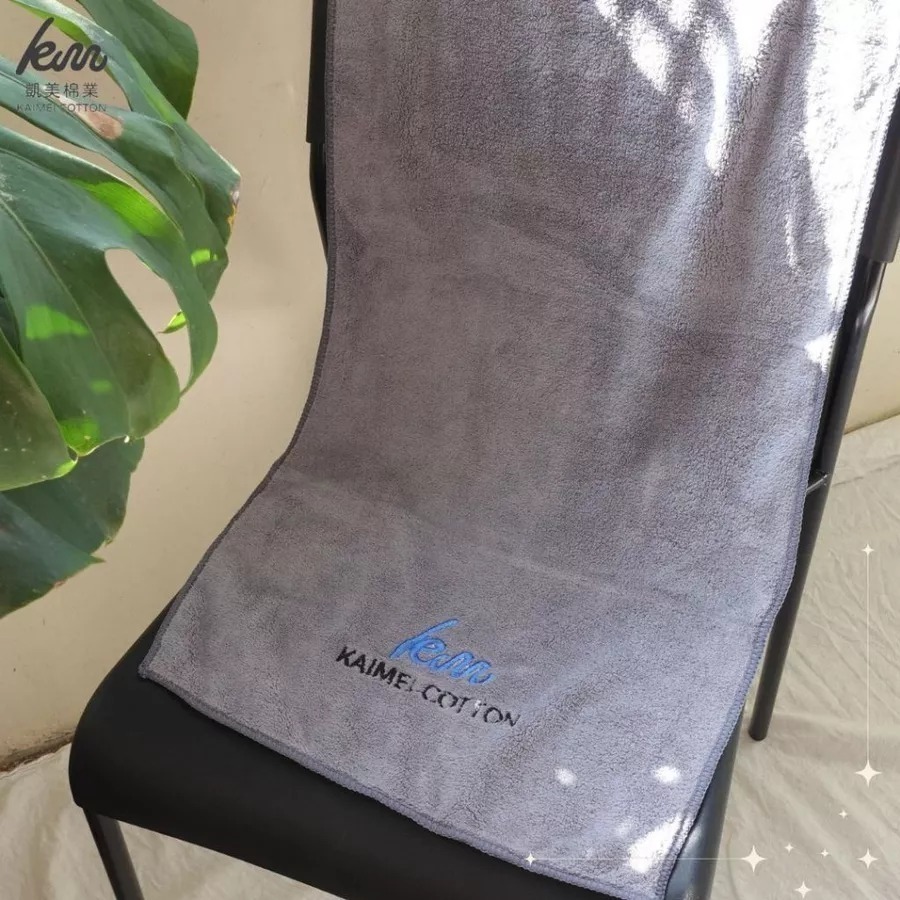 凱美棉業｜LOGO設計款 開纖紗超厚實柔軟強力吸水毛巾/擦髮巾-規格圖9