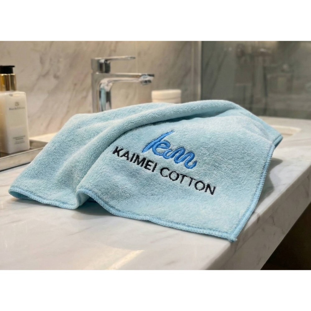 凱美棉業｜LOGO設計款 開纖紗超厚實柔軟強力吸水毛巾/擦髮巾-規格圖9