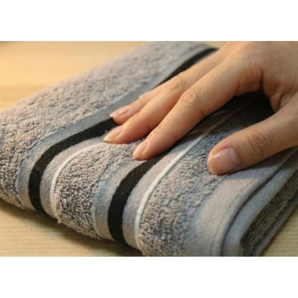 👍凱美浴巾｜ MIT台灣製 深色黑邊條紋浴巾 頂級12兩超厚實 純棉緞檔設計-細節圖4