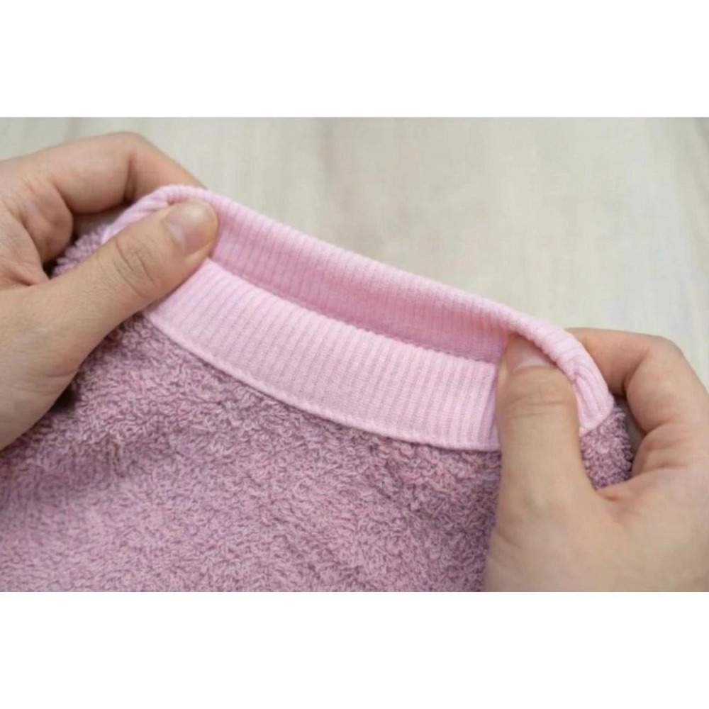 凱美棉業｜MIT台灣製 28兩厚實 純棉透氣成人圍兜/口水巾 精緻帶緞素色款 隨機出色-細節圖5