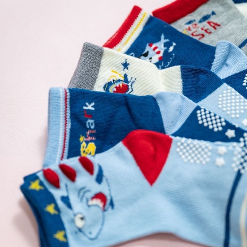 👍凱美棉襪業｜ MIT台灣製 純棉止滑童襪（3-6歲）-細節圖6