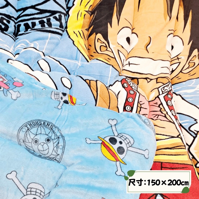 👍凱美棉業  海賊王-蛋糕島冒險&發火了法蘭絨暖暖被-細節圖2