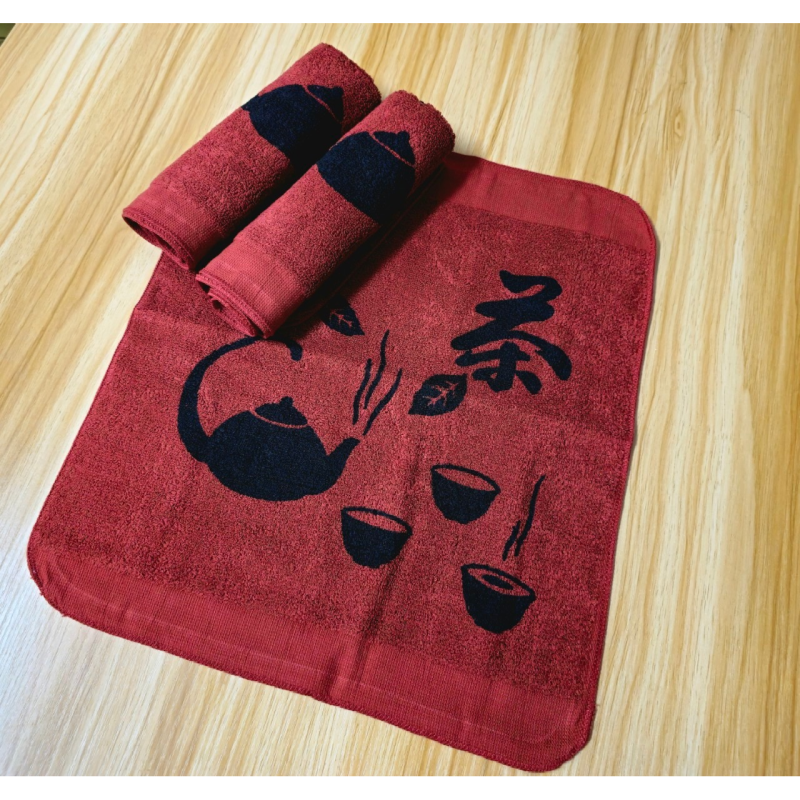 👍凱美棉業｜十條組 MIT台灣製 100%純棉柔軟 印花茶巾 泡茶巾 泡茶專用 茶巾 茶布（印花款、素面款）-細節圖4