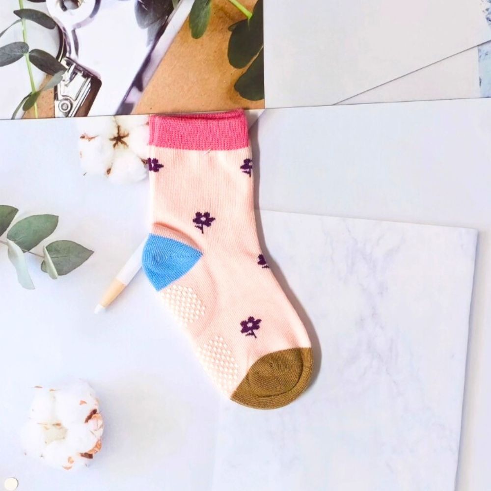 👍凱美棉業｜ MIT台灣製 純棉止滑童襪-溫暖田園款 13-16cm/17-21cm-細節圖6