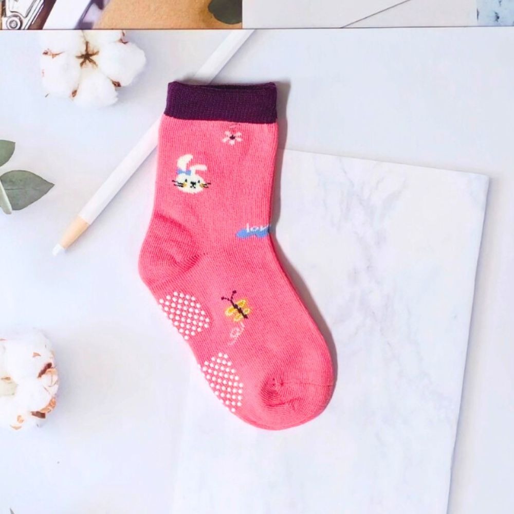 👍凱美棉業｜ MIT台灣製 純棉止滑童襪-溫暖田園款 13-16cm/17-21cm-細節圖9