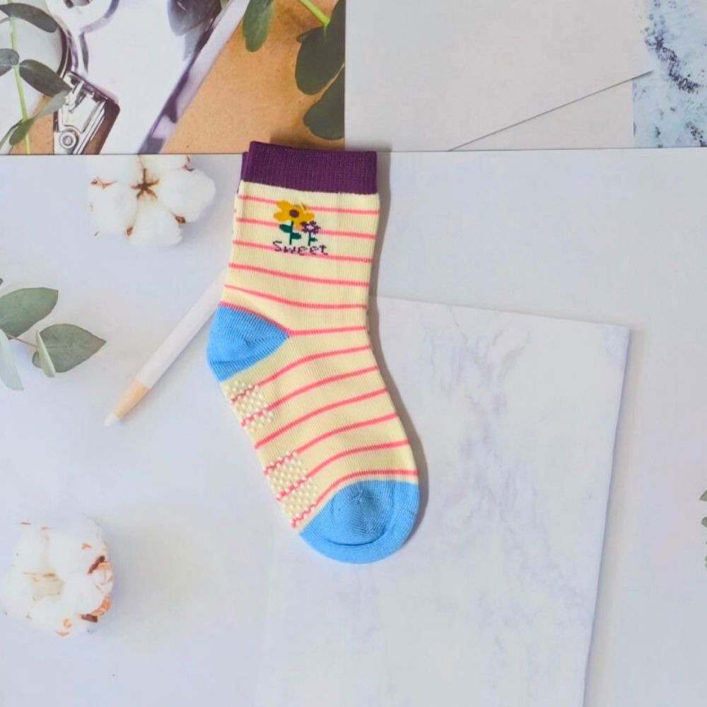 👍凱美棉業｜ MIT台灣製 純棉止滑童襪-溫暖田園款 13-16cm/17-21cm-細節圖10