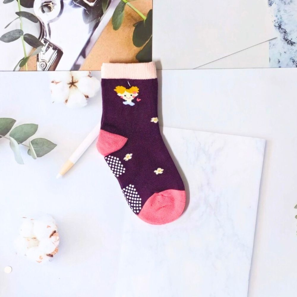 👍凱美棉業｜ MIT台灣製 純棉止滑童襪-溫暖田園款 13-16cm/17-21cm-細節圖11