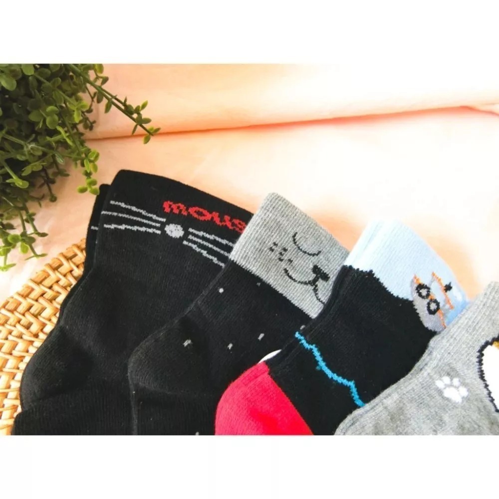 👍凱美棉業｜一打十二雙組 MIT台灣製 純棉寬口止滑童襪(兒童版3-6歲)-綜合款隨機出色-細節圖4