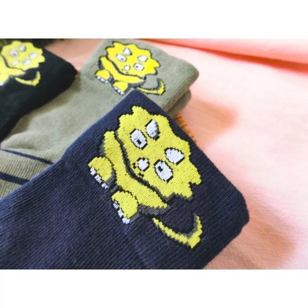 👍凱美棉業｜一打十二雙組 MIT台灣製 純棉寬口止滑童襪(兒童版3-6歲)-綜合款隨機出色-細節圖9