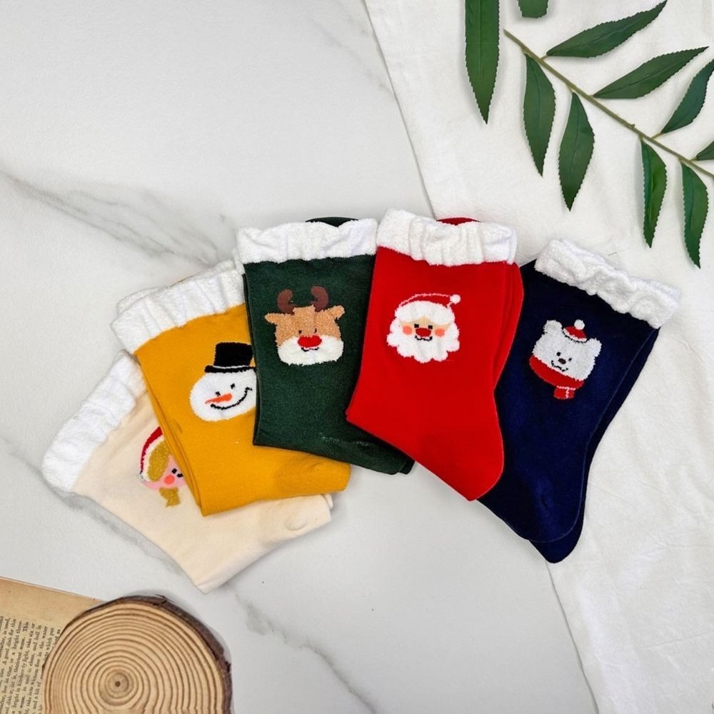 凱美棉業｜MIT台灣製 純棉單色刺繡聖誕襪 耶誕襪 聖誕禮物-細節圖6