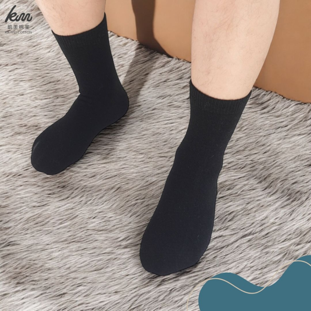 👍凱美棉業｜冬日必備🔥（男款）精緻保暖毛襪 防寒襪 保暖襪 毛襪 長襪 冬天襪-簡約質男款-細節圖7