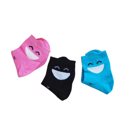 👍凱美棉業｜十二雙組 MIT台灣製 純棉止滑童襪-笑嘻嘻款 13-16cm 隨機出色-細節圖10