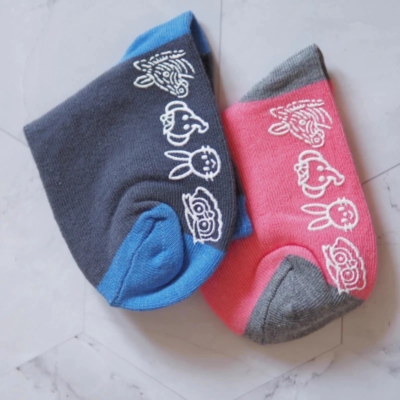 👍凱美棉業｜十二雙組 MIT台灣製 抗菌消臭童襪 可愛立體造型襪-貓頭鷹 13-15cm-細節圖3