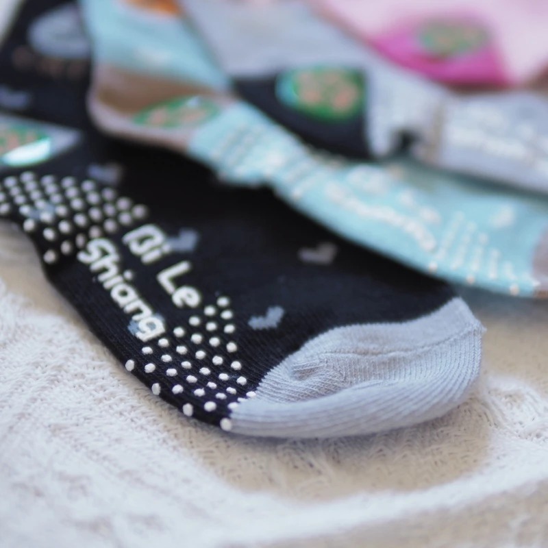 👍凱美棉業｜十二雙組 MIT台灣製 純棉止滑童襪 可愛貓貓款 13-16cm-細節圖8