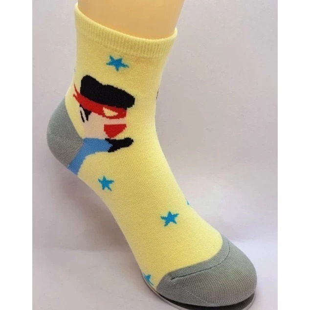 👍凱美棉業｜12雙組 MIT台灣製 純棉細針造型童襪 超人款 15-18cm-細節圖7