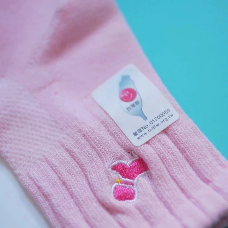 👍凱美棉業｜十二雙組 MIT台灣製 精緻刺繡精梳棉簡約素色童襪 13-16cm-細節圖7