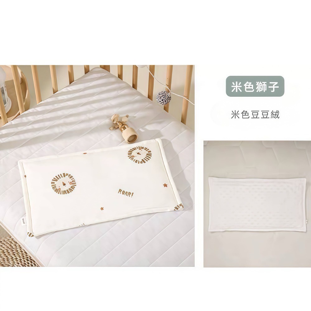 👍凱美棉業｜純棉親膚棉麻豆豆絨雲片枕 嬰兒枕頭 防吐奶枕 兒童枕頭 豆豆枕-規格圖11