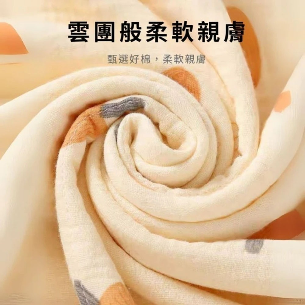 凱美棉業｜豆豆毯 棉麻紗布安撫蓋毯 新生兒童小被子 幼兒園寶寶毛毯 空調夏涼被-細節圖8