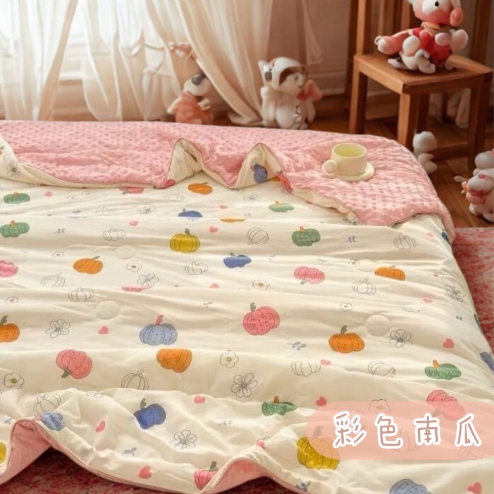 👍凱美棉業 涼感寶貝荳荳毯安撫蓋毯新生兒童小被子幼兒園寶寶毯空調夏季涼被（夏季限定款）-細節圖6