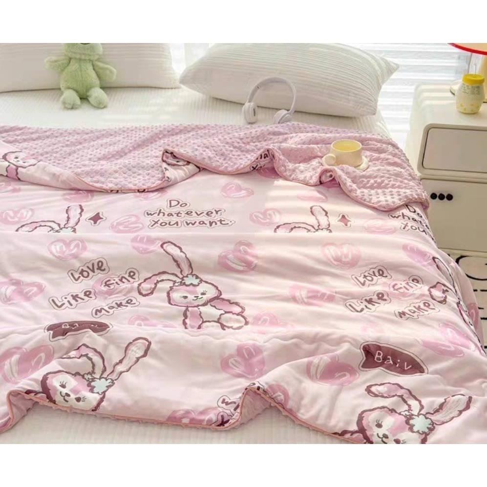 👍凱美棉業 涼感寶貝荳荳毯安撫蓋毯新生兒童小被子幼兒園寶寶毯空調夏季涼被（夏季限定款）-規格圖11