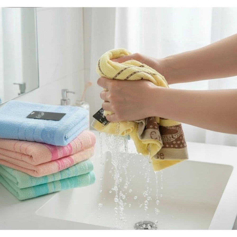 👍凱美棉業｜ MIT台灣製 經典LOGO鱷魚牌 純棉毛巾-圓點款 一打12入組-細節圖6