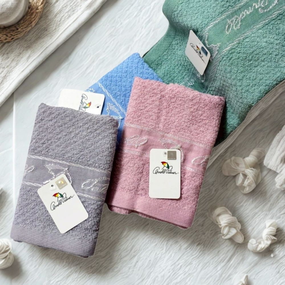 👍凱美棉業｜MIT台灣製 28兩厚實雨傘牌 低調暗紋LOGO大人巾/毛巾 經典4色款-細節圖5