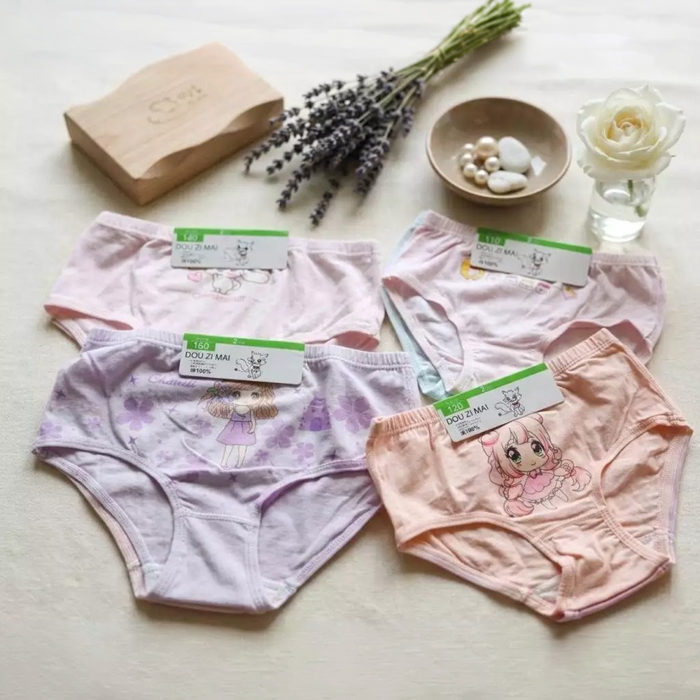 👍凱美棉業｜一組2件入/彈力萊卡棉兒童內褲 女童三角褲 凱美精品-細節圖8