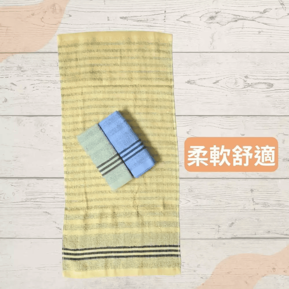 👍凱美棉業｜MIT台灣製 18兩吸濕柔膚鳳梨紗條紋毛巾-細節圖6