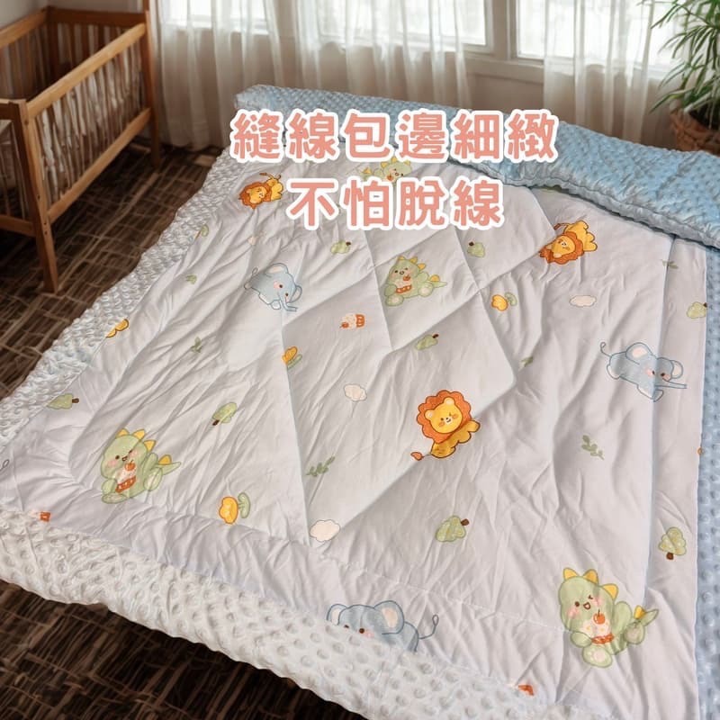 凱美棉業 | 秋冬限定 嬰幼兒被子豆豆被 幼兒蓋被 加厚兒童被 四季新生兒包被 可機洗-細節圖4