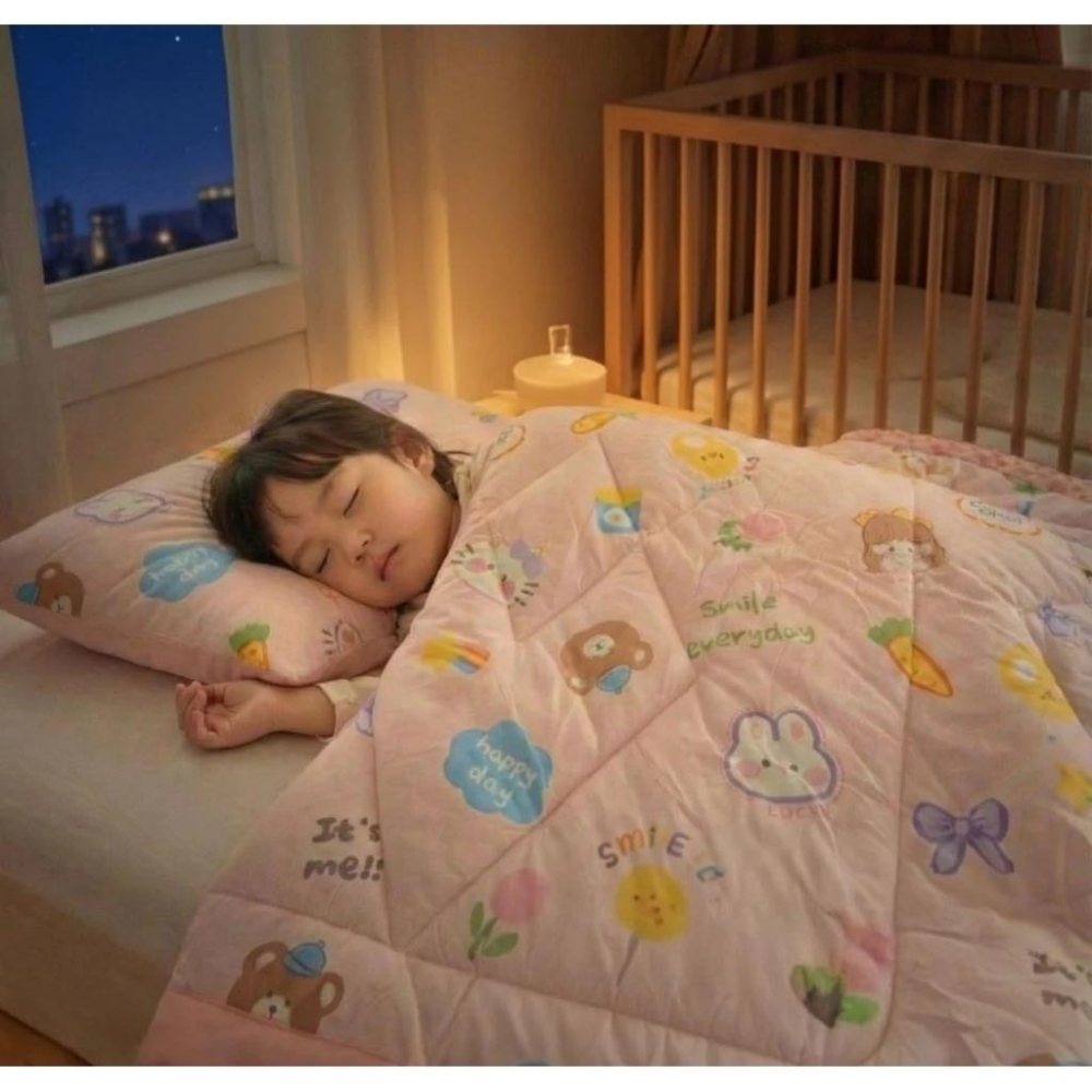【7-ELEVEN 門市團購】凱美棉業 | 秋冬限定 嬰幼兒被子豆豆被 幼兒蓋被 加厚兒童被 四季新生兒包被 可機洗-細節圖4