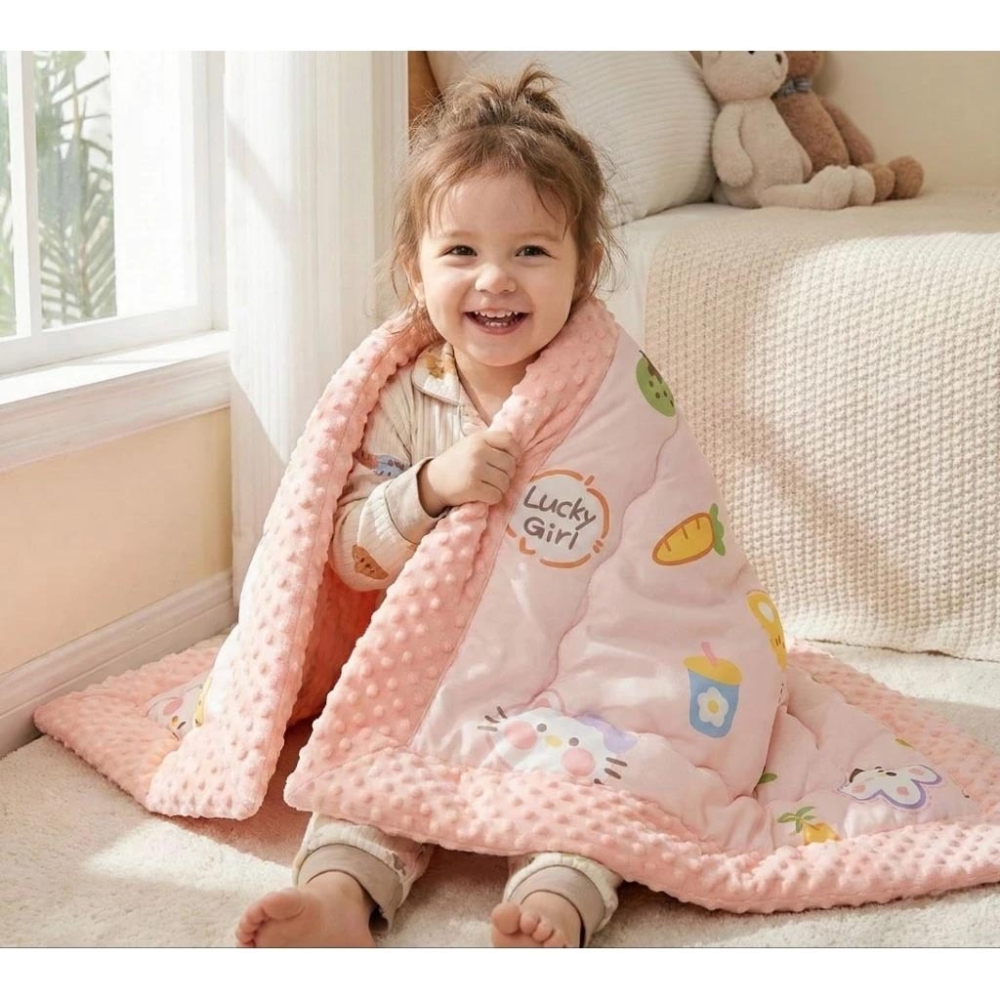 【7-ELEVEN 門市團購】凱美棉業 | 秋冬限定 嬰幼兒被子豆豆被 幼兒蓋被 加厚兒童被 四季新生兒包被 可機洗-細節圖7