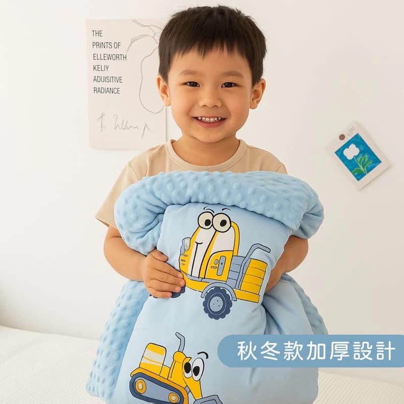 【7-ELEVEN 門市團購】凱美棉業 | 秋冬限定 嬰幼兒被子豆豆被 幼兒蓋被 加厚兒童被 四季新生兒包被 可機洗-細節圖9