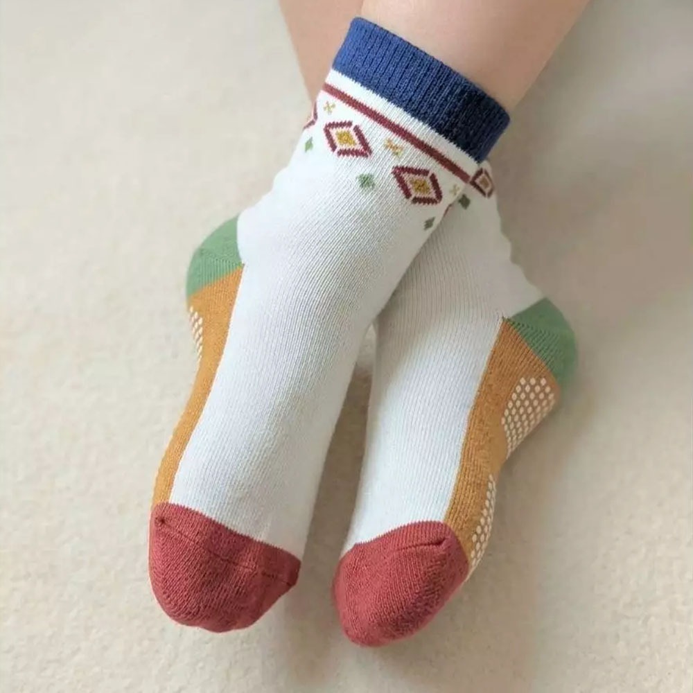 凱美棉業｜純棉止滑童襪 童趣森林款 男童襪 17-21cm-規格圖9