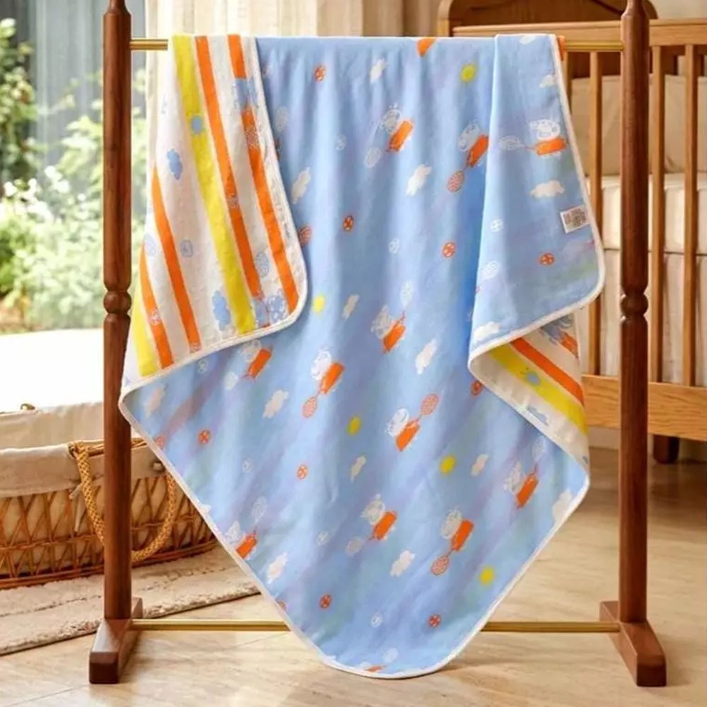 凱美棉業｜春夏限定 正六層紗 多用途空調被/紗布被/蓋毯 120x150cm-規格圖9