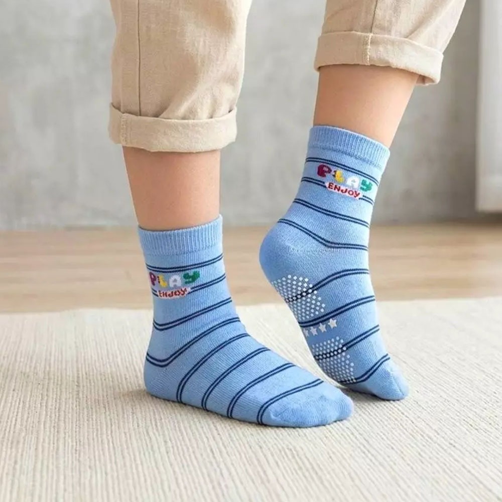 【凱美棉業】MIT 台灣製造 純棉止滑童襪 （恐龍俱樂部 ）3-6歲-規格圖9