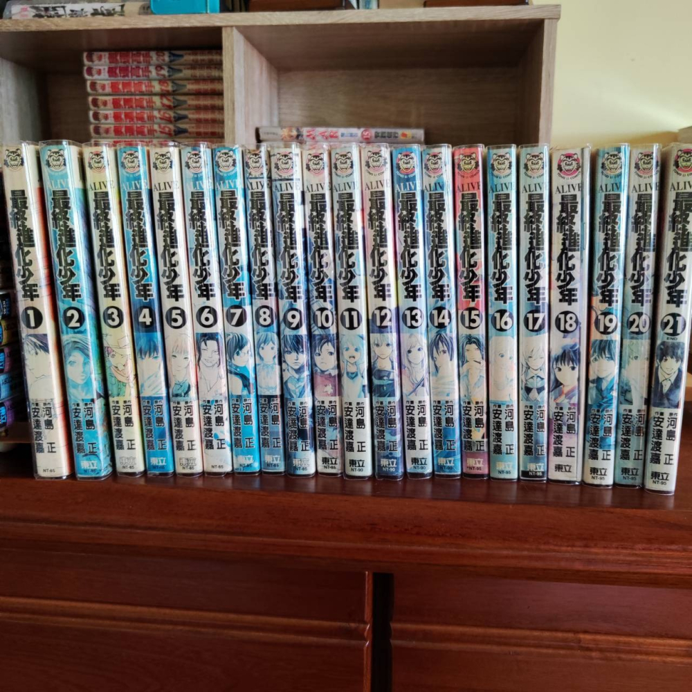 【漫畫】最終進化少年1-21(全)不分售 安達渡嘉  二手書，有包書套，書況佳  有泛黃點  有章  不介意者再下單-細節圖4