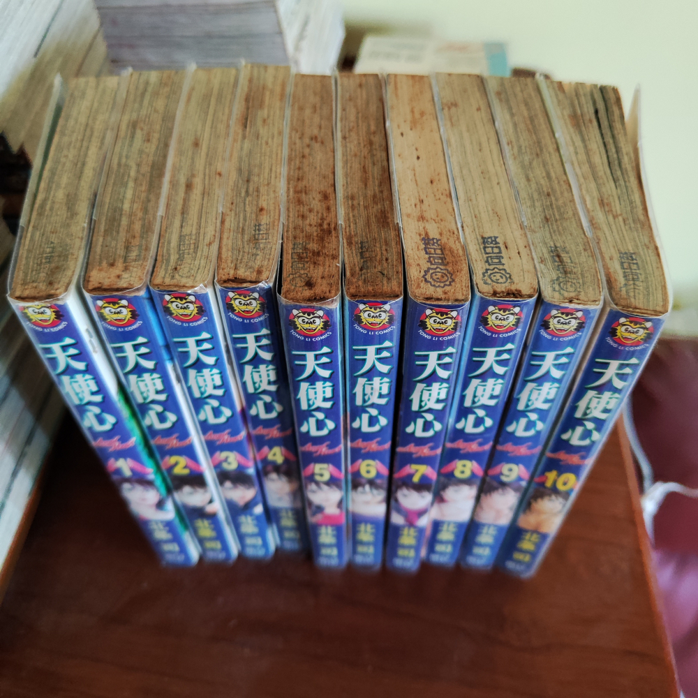【漫畫】天使心 1~33(全)+公式集 不分售 北条司  二手出租書，有自包書套，書況佳  有泛黃、有章、有釘  不介意-細節圖2