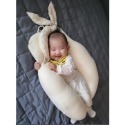 🔥韓國Raras｜現貨+預購💗ChuwaBaby💗嬰兒有機棉 竹纖維 側睡枕 兔兔安撫枕 兔子抱枕 頭型維護枕-規格圖6