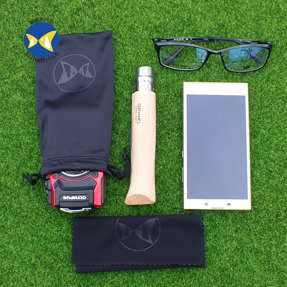 蝴蝶魚 好布套 2套超值組 超細纖維布套+麂皮布 台灣製 ,手機 眼鏡 刀具 數位相機適用,OPINEL B216-細節圖7