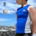 台灣製 Aropec 兒童 1mm NSI鈦元素 兩截式防寒衣 防寒背心 防寒泳褲 游泳背心-規格圖10