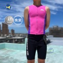 台灣製 Aropec 兒童 1mm NSI鈦元素 兩截式防寒衣 防寒背心 防寒泳褲 游泳背心-規格圖10